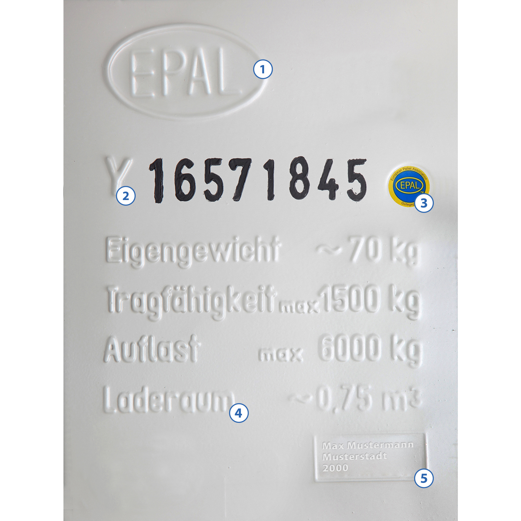EPAL Box Pallet markings
